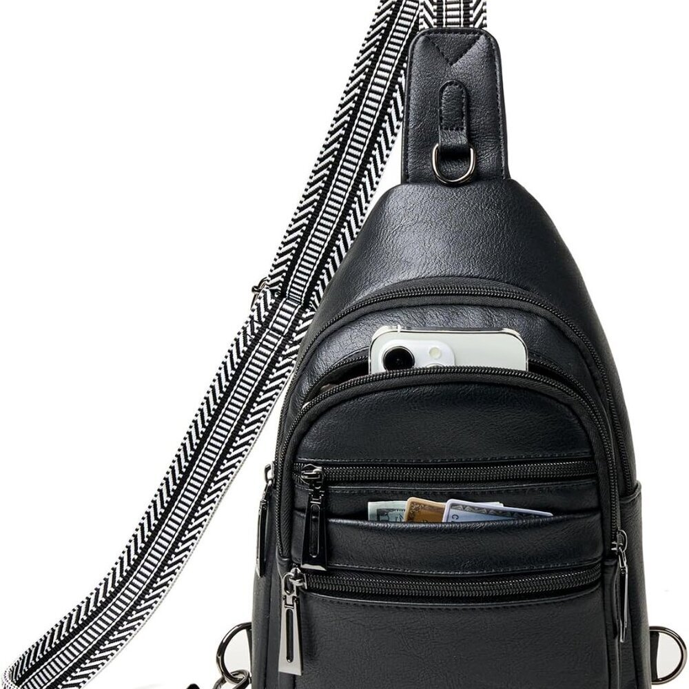 Sling Bag for Women Cross Body Bags Fanny Packs Shoulder Bag Sling Backpack Vega